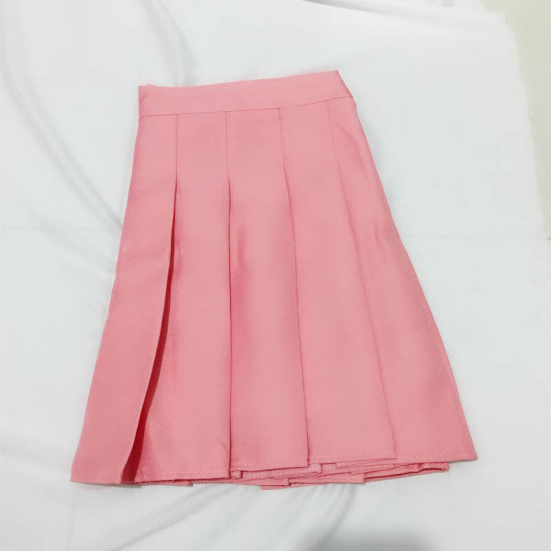 百褶裙女学生新款高腰韩版a字裙学院风夏季季2019半身裙女装短裙