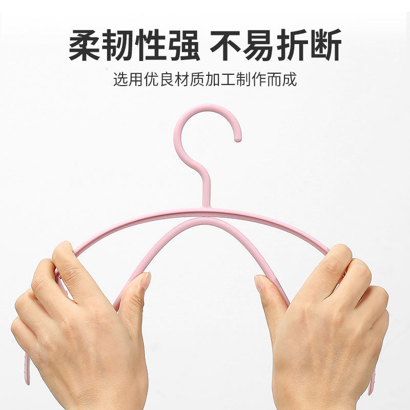 宽肩无痕衣架家用挂衣防滑晾衣服架子衣挂撑子塑料架衣架子晒衣撑