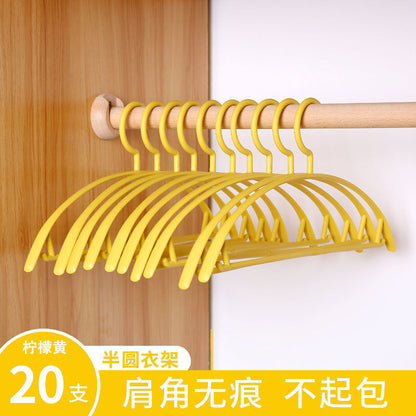宽肩无痕衣架家用挂衣防滑晾衣服架子衣挂撑子塑料架衣架子晒衣撑