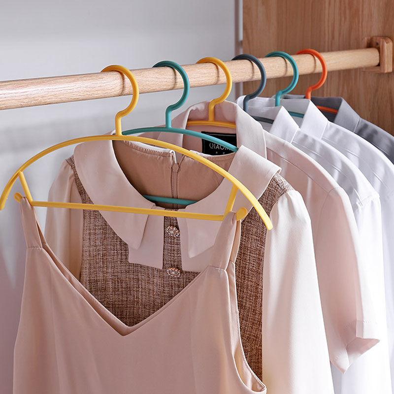 宽肩无痕衣架家用挂衣防滑晾衣服架子衣挂撑子塑料架衣架子晒衣撑