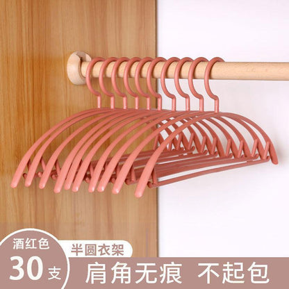 宽肩无痕衣架家用挂衣防滑晾衣服架子衣挂撑子塑料架衣架子晒衣撑
