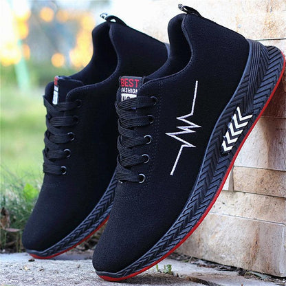 鞋子男帆布运动鞋轻便百搭休闲鞋2019秋冬季新款韩版防臭加绒鞋子