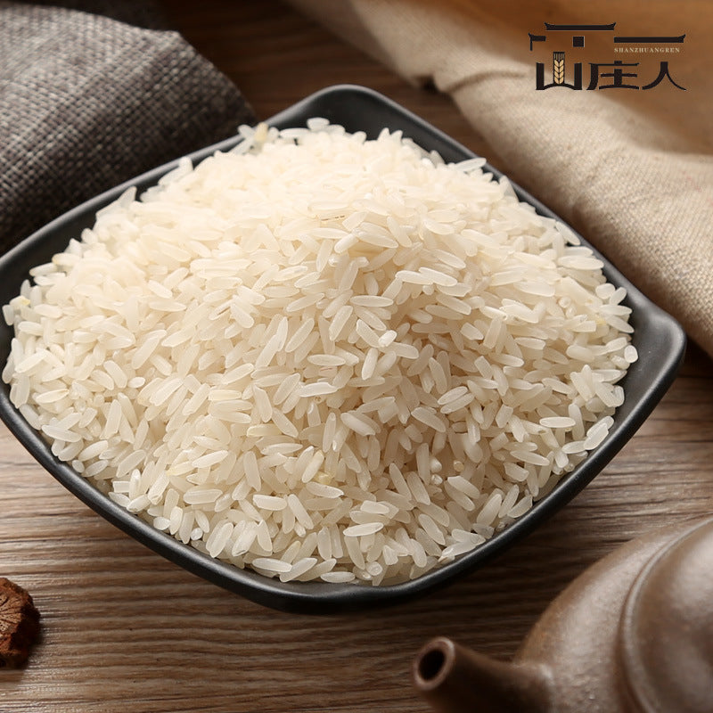 山庄人丝苗米5斤绿色认证大米 双层袋 礼品米CNTH701-930