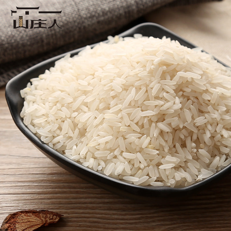 山庄人丝苗米5斤绿色认证大米 双层袋 礼品米CNTH701-930