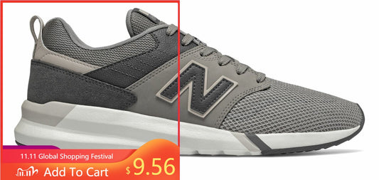 详情  New Balance 男式 009 鞋灰- 显示原刊登标题