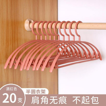 宽肩无痕衣架家用挂衣防滑晾衣服架子衣挂撑子塑料架衣架子晒衣撑